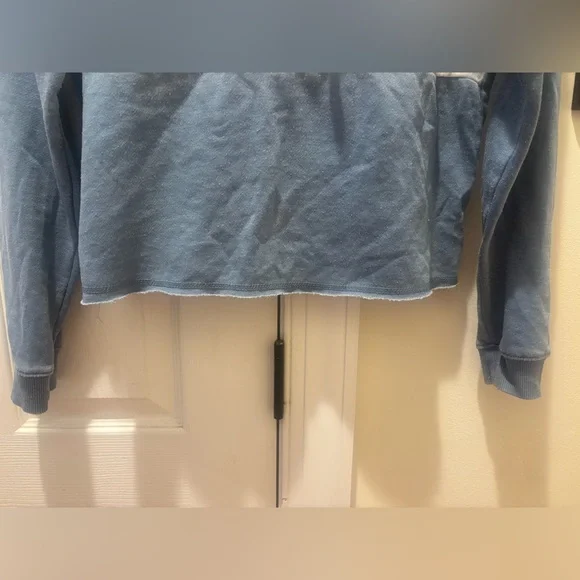 Pink Rose Blue Lightweight Hoodie - Picture 4 of 7